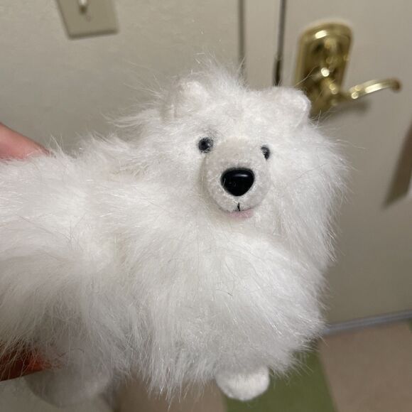 Vintage 1991 Mattel Barbie SACHI Dog Spitz 6” Samoyed - Picture 2 of 4